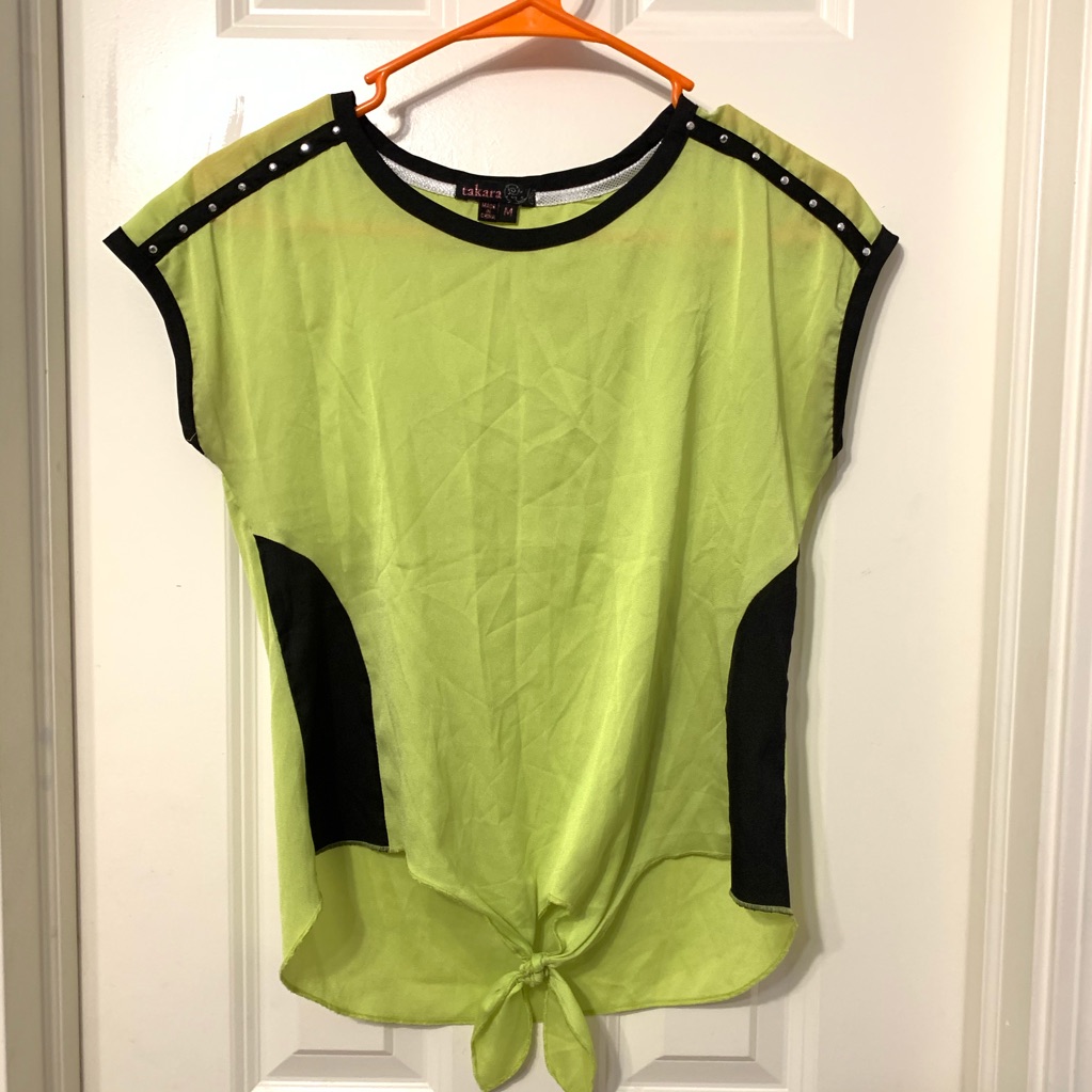 Lime Green Top
